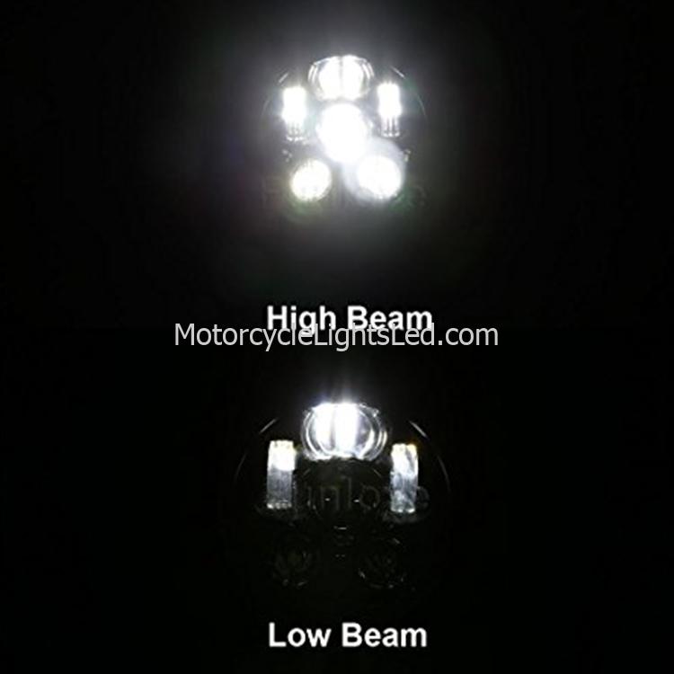 5.75 inch Led Motorcycle Headlight Beam Modes